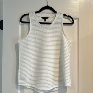 Banana Republic Detailed White Tank